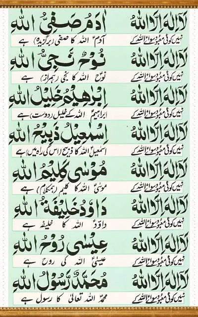 Ornate Islamic Calligraphy Of Dua Ganjul Arsh, A Revered Supplication.