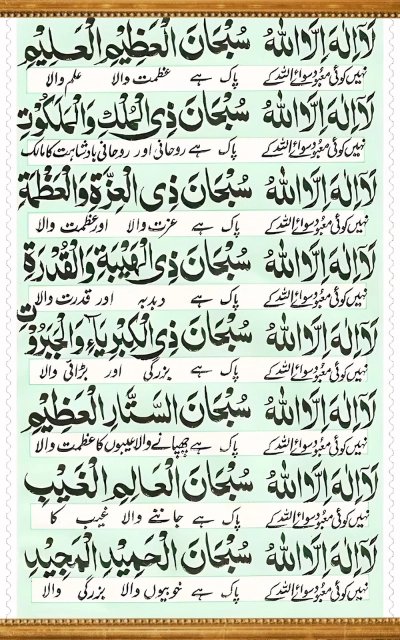 Person Reciting Dua Ganjul Arsh, A Prayer For Thankfulness And Blessings.