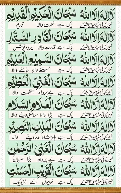 Person Performing Dua Ganjul Arsh, A Muslim Prayer For Blessings.